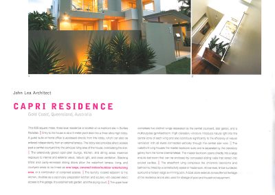 capri residence article